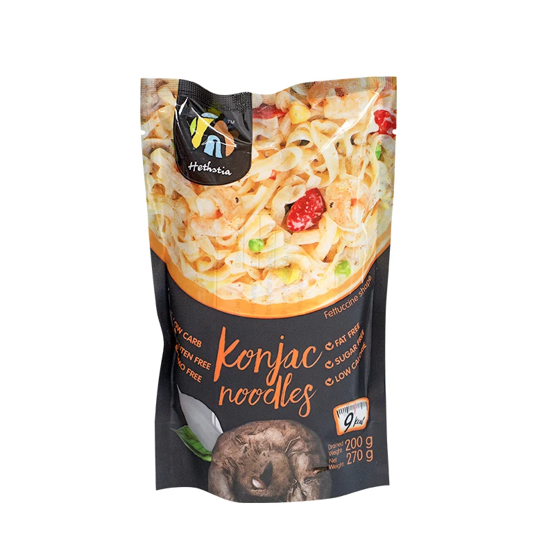 R low calorie Odor Free Pure Organic Konjac Nooldes gluten free sugar free chinese high dietary fiber Instant konjac fettuccine