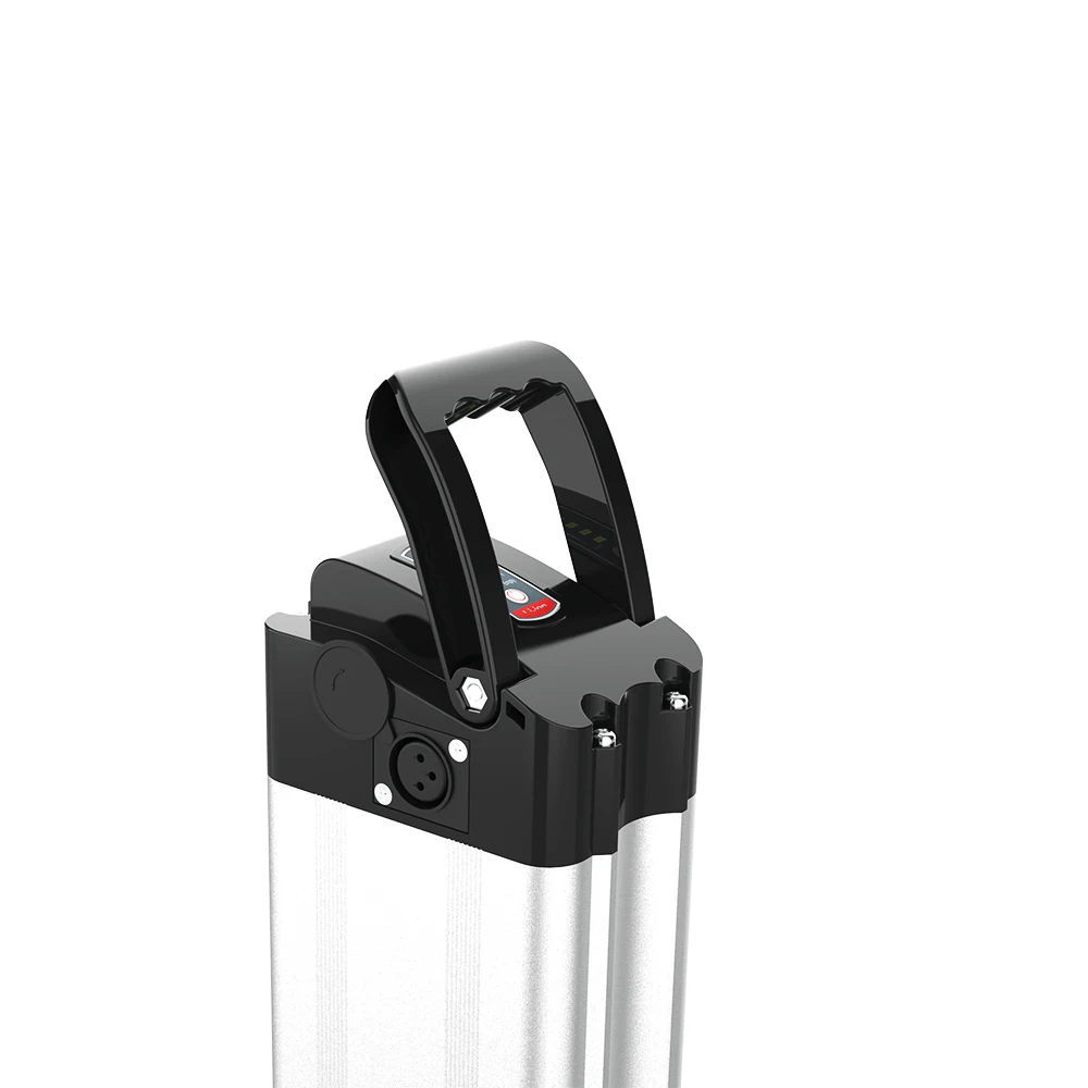 THLB Rechargeable Ebike Battery 36v 15ah Lithium Silver Fish