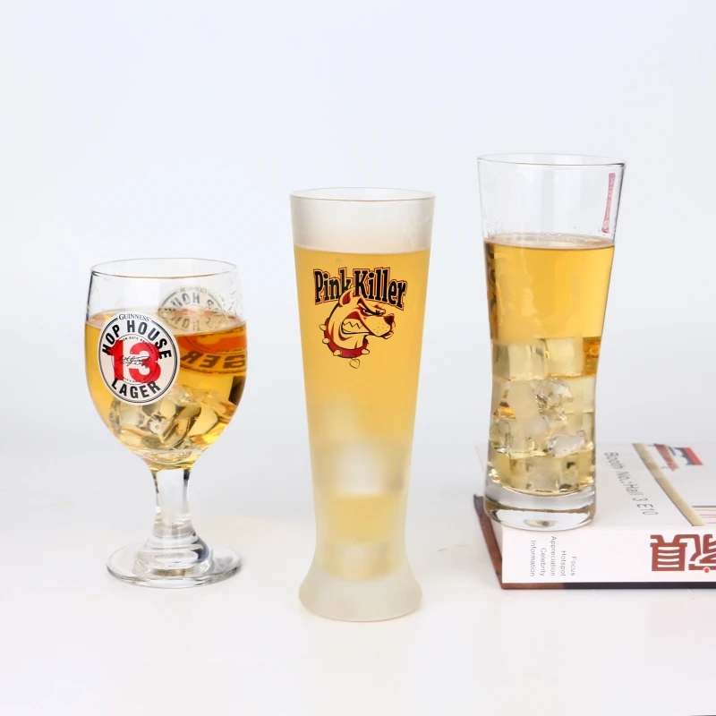 Beer Glasses Belgian Style Stemmed Tulip  16 oz Beer Glass Classic Premium Glassware