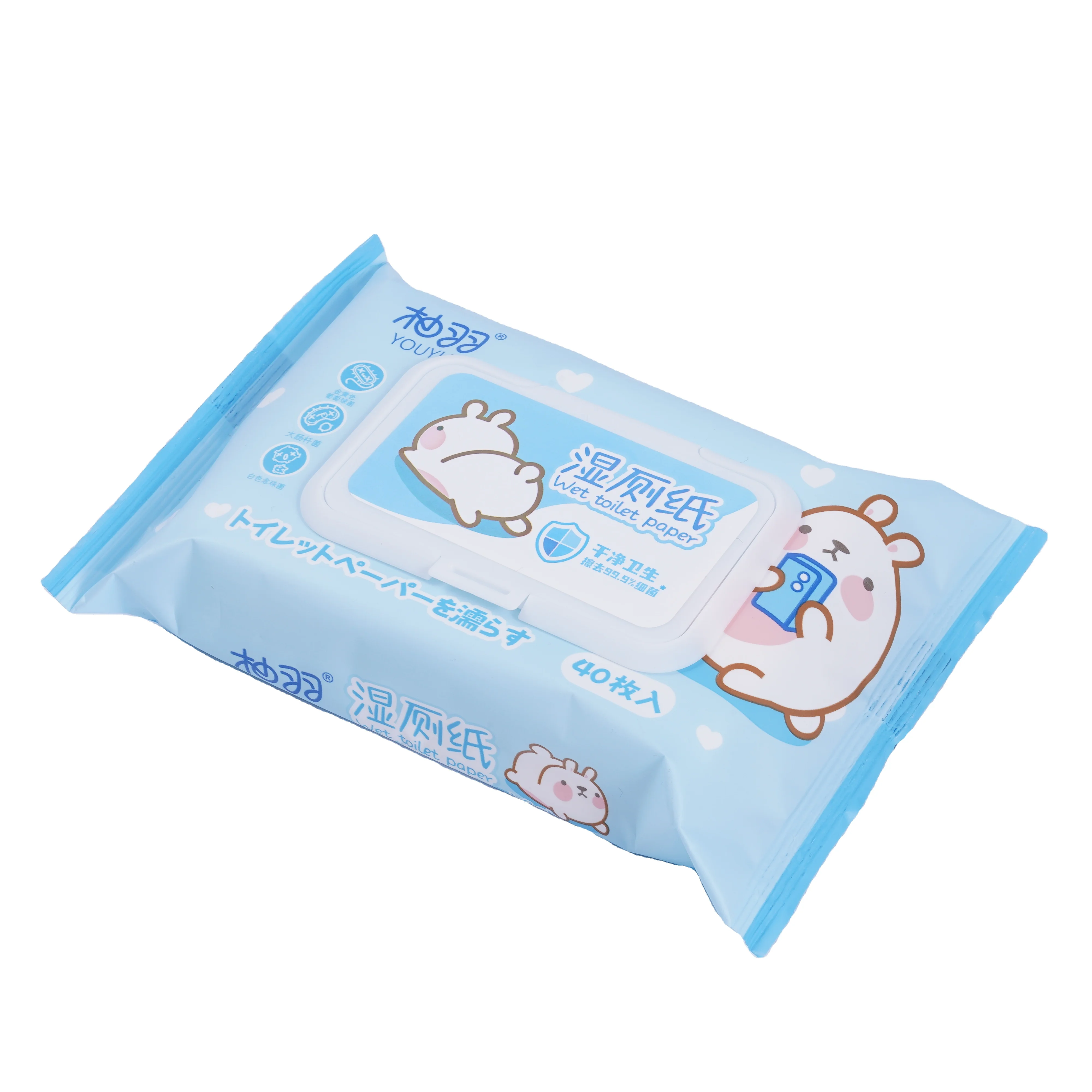 New Design Fashion disposable wet wipes biodegradable wet wipes for cleaning