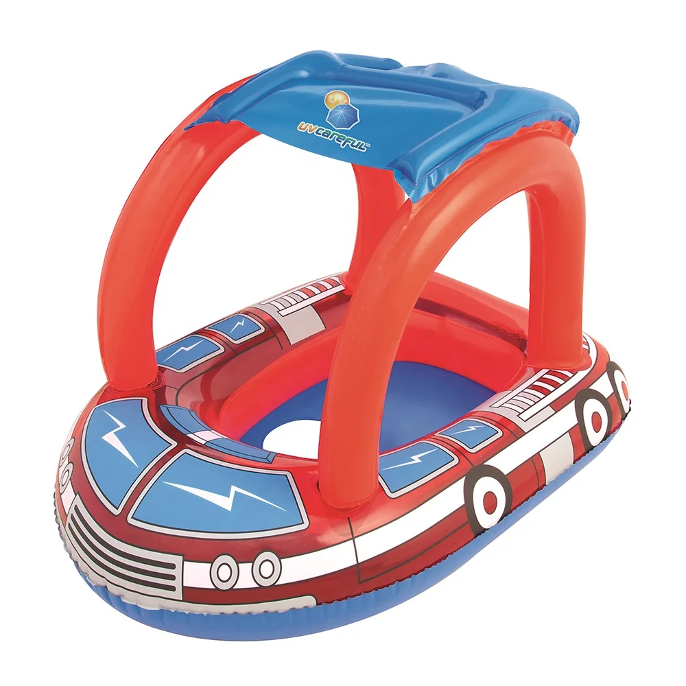 Children Swim Ring Swimming Pool Baby Float Boat Seat Inflatable Toy Water