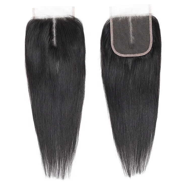 Wholesale Transparent HD Thin Swiss Lace Closure, Cuticle Aligned Pre Plucked Virgin 13X4 4X4 5X5 lace frontal closure