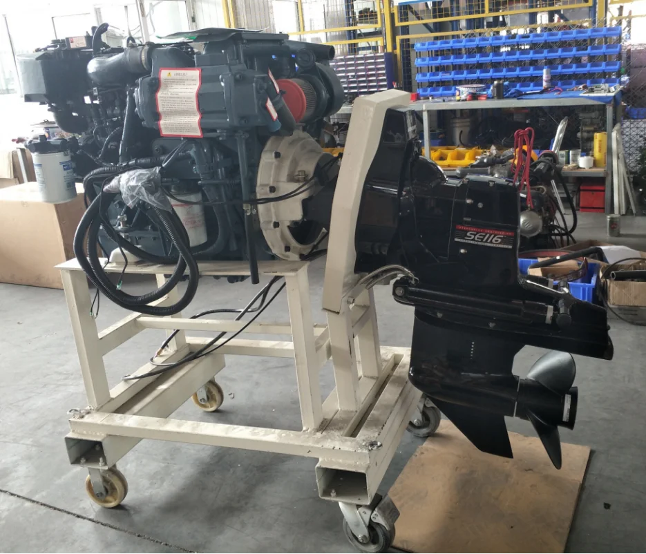 90hp Yuchai  diesel engine  3100rpm trade assurance marine engine with stern drive