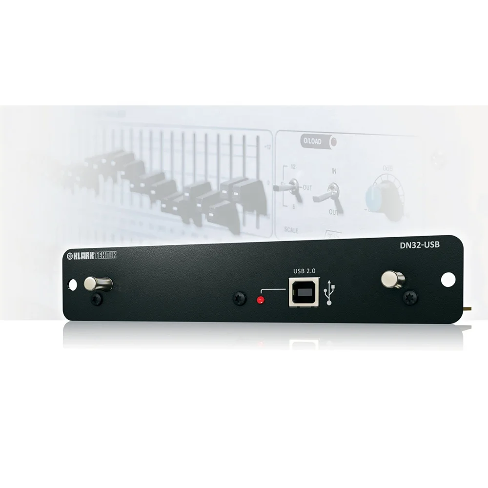 Klark Teknik DN32-USB Expansion Card for Midas M32 Digital Mixer up to 32 Bidirectional Channels at 48 kHz Sampler Rate