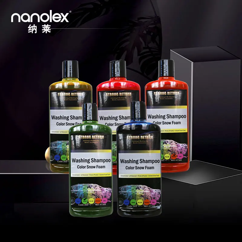 Nanolex 203 автомойка шампунь очищает дезодорирует защищает антибактериальную лучшую защиту от микробов свежий аромат