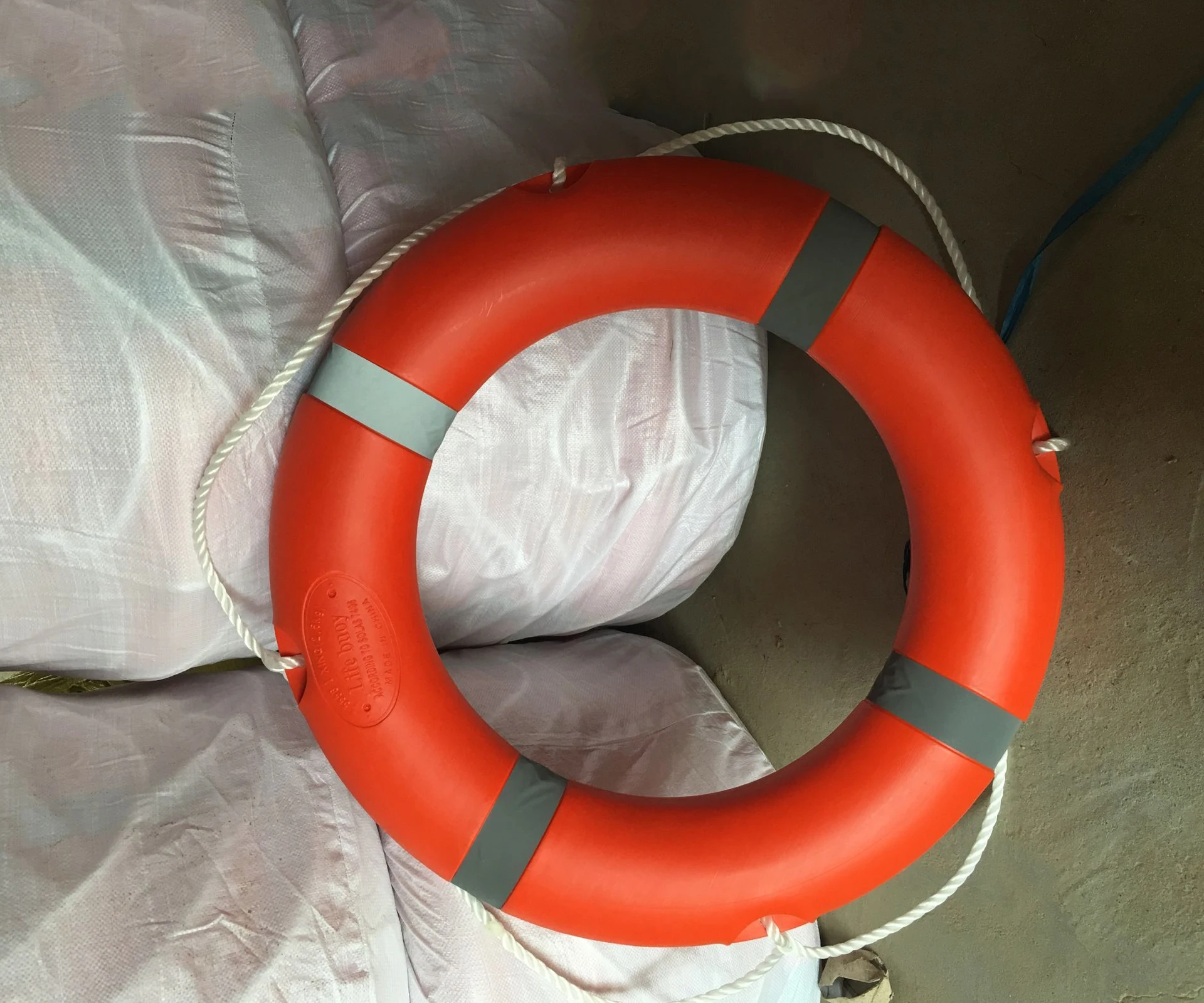 MT-LB1 Factory Supply  SOLAS Approved Marine Reflective Rescue Life buoy Ring for water Security