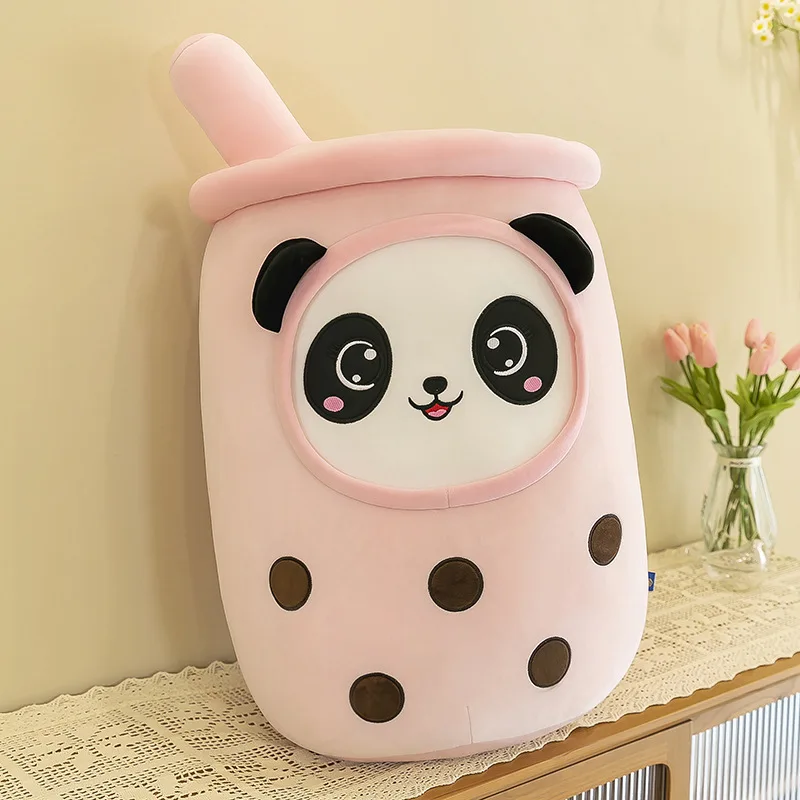 High Quality Wholesale 9.8' Stuffed Plush Animal Toy Kawaii Milk Tea Plush Pillow Soft Bed Plush Toy Bear for Birthday Gift