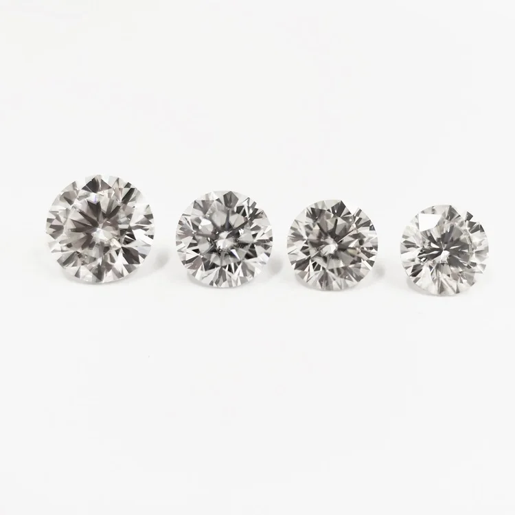  Yuying Gems GRA Сертифицированный H & A резка 0 1 ~ 2 Ct DEF белый цвет свободный муассанит драгоценный