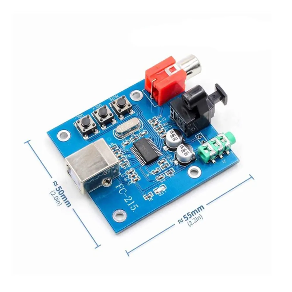 Taidacent студийная запись полностью дуплексное коаксиальное волокно 5 в Raspberry Pi звуковая карта Pcm2704 Usb Amp Dac декодер