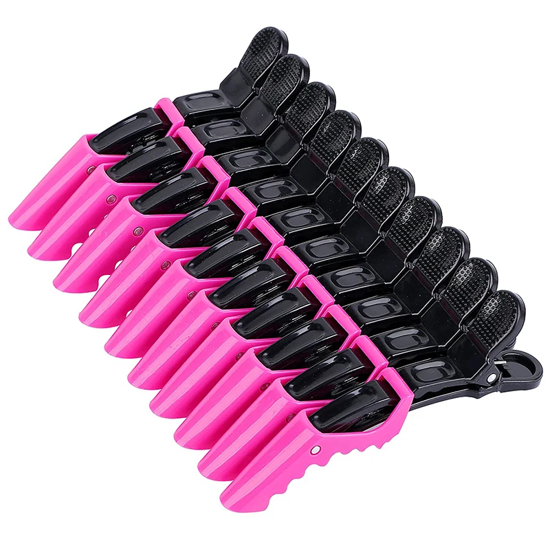 Fashion salon haircut clips hair sectioning clips anti heat durable plastic alligator clips