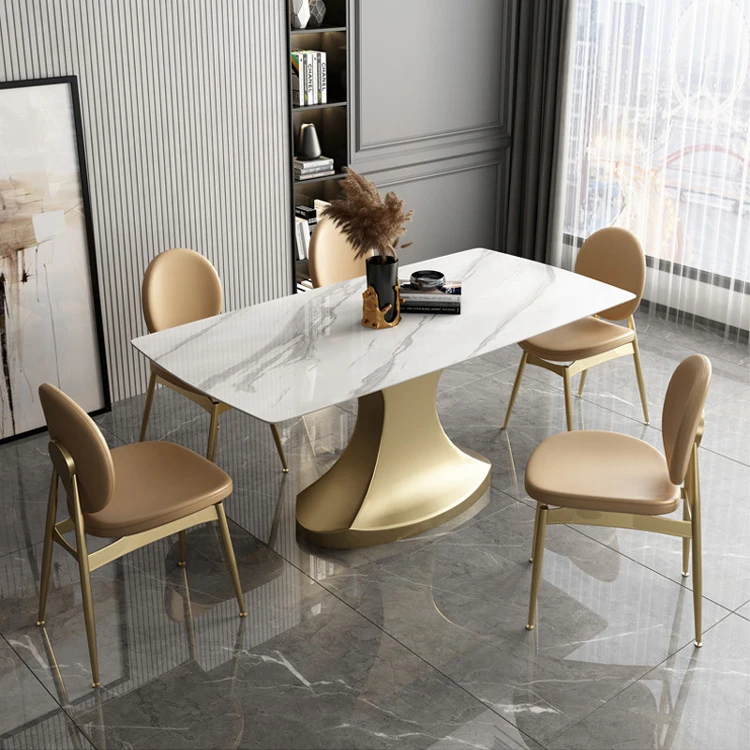 Mesa Comedor Table A Manger Mesas De Jantar  Esstisch Marmor Luxury Marble Home Furniture Dining Room Table Sets