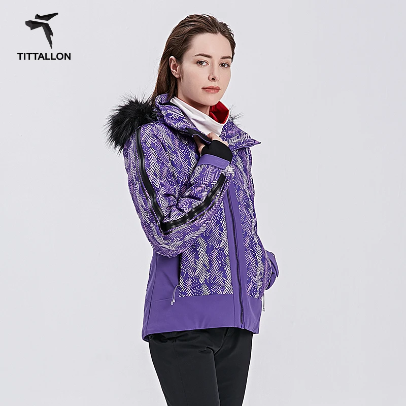 Wholesale Winter Snow Coat Women Hoodie Ski Jackets