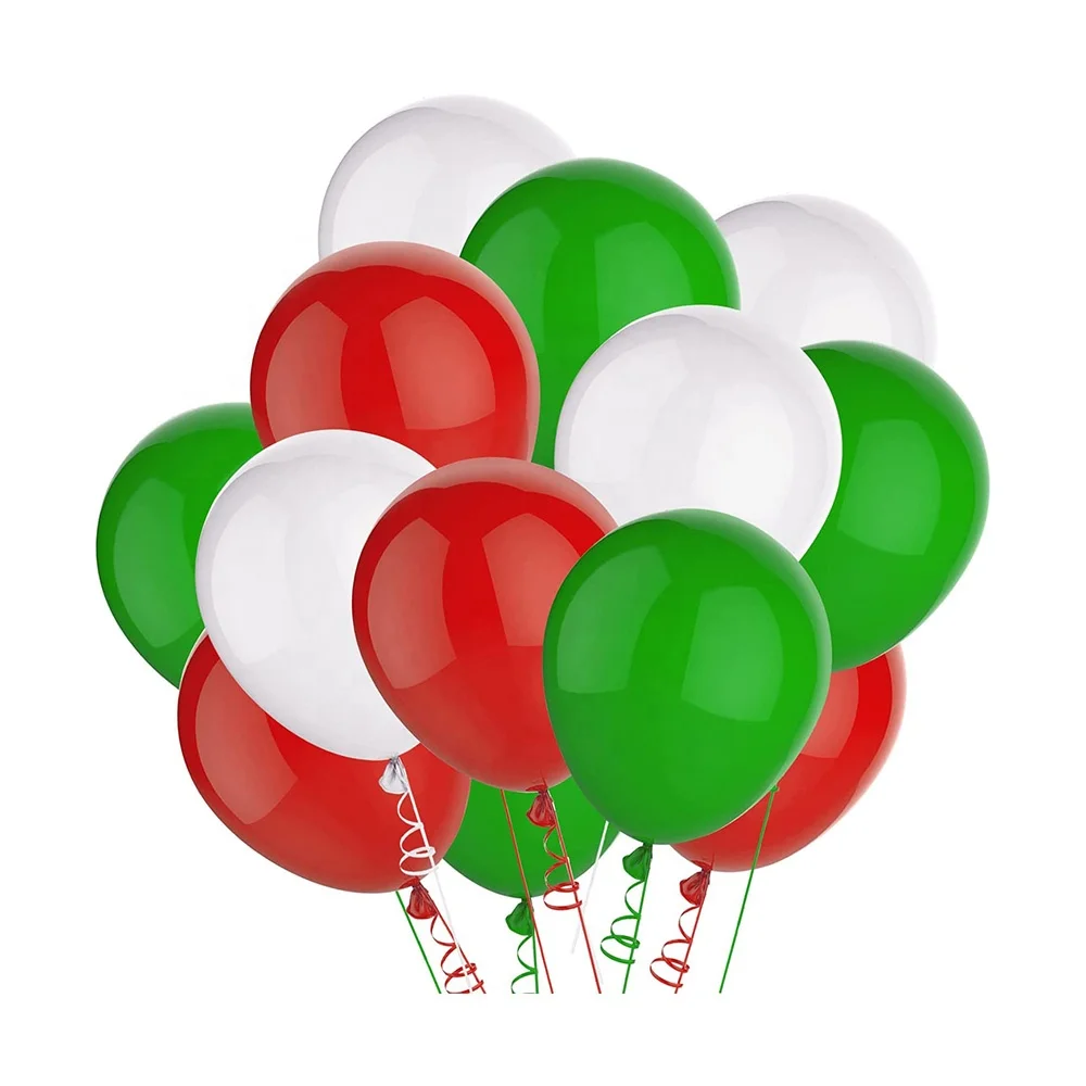 100pcs/bag 12' 3.2g Party Supply Latex Inflatable Helium Air Ballons Decoration Merry Christmas Balloon
