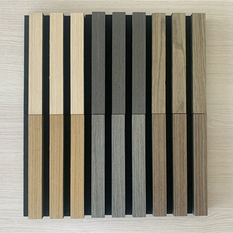 Wellyoung Reverberation Removal Woodupp Polyester Foam Wood Veneer Grille Acoustic Wall Panels On Sale