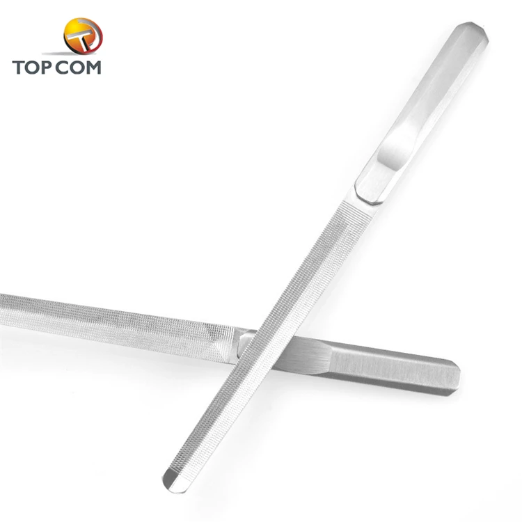 Stainless Steel Toe Nail File Manicure Metal Toenail File