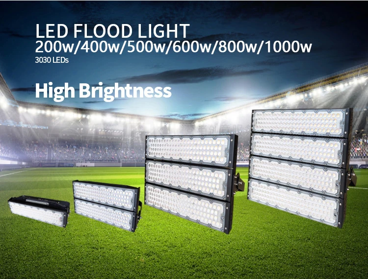 most popular full powered high bright led flood lights 200w 400w 600w 800w 1000w outdoor waterproof IP65 for industrial lights