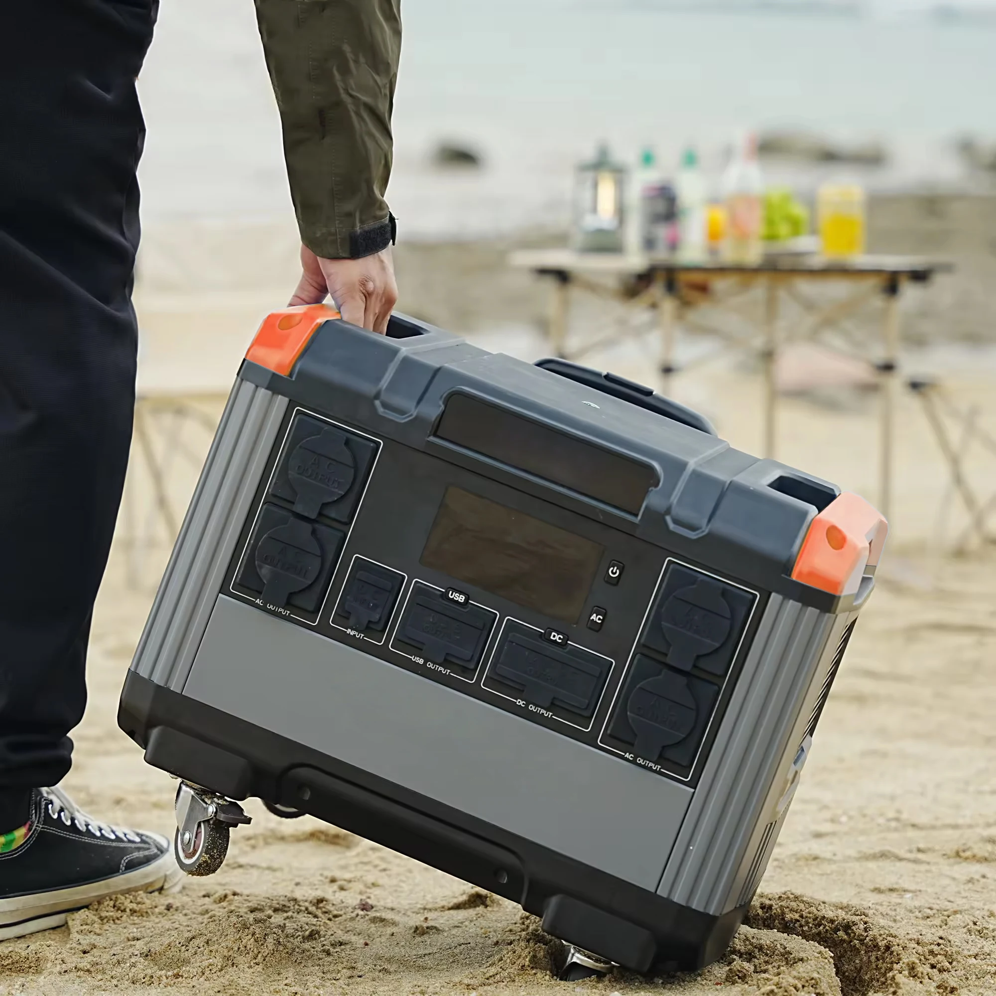 2400w 3000w Generator Portable Silent Emergency Portable Power Station Solar Generator Energy Storage Power Supply