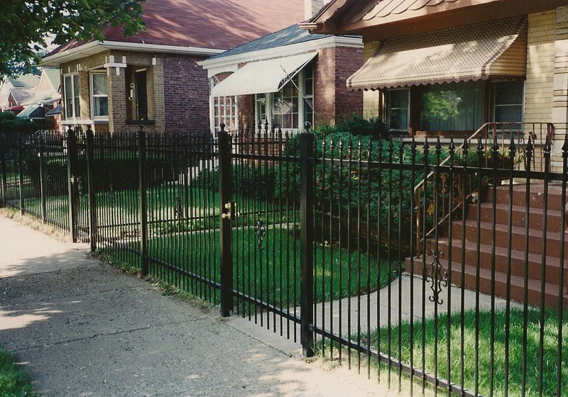 Wholesale Home garden Decoration Metal Wrought Iron Steel Fence