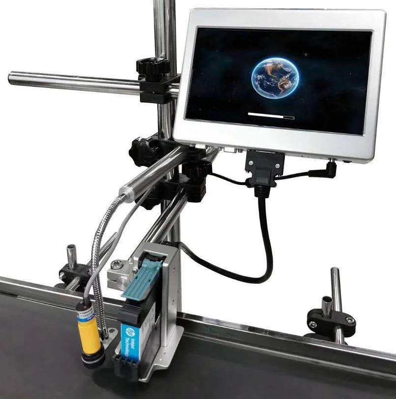 TIJ 2.5 Date Code Logo Online Inkjet Printer online for Production Line