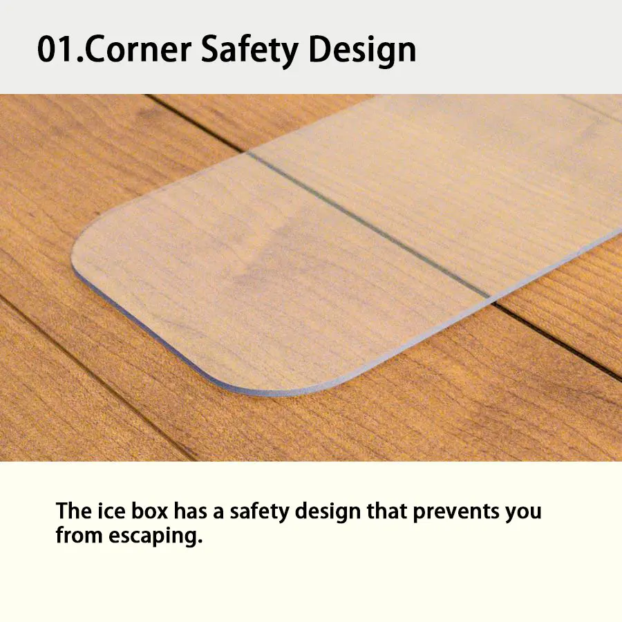 Anti scratch and anti dent ultra thin refrigerator mat