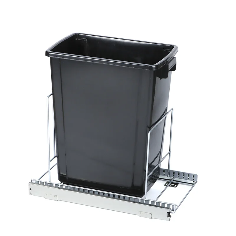 Pull Out Waste Bin Sliding Waste Cupboard Bin Cabinet Kitchen Waste Bin