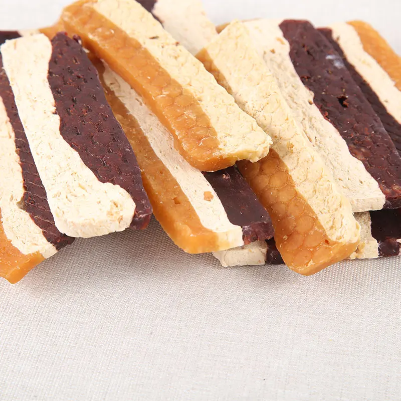 rawhide beef chicken slice Dental Snacks delicious and nutritious Tartar Removal high-quality ingredients Wholesale OEM