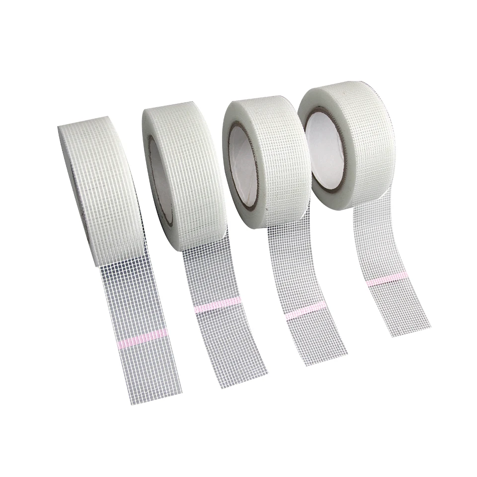 
customized factory price self adhesive reinforced fiberglass mesh drywall joint tape 