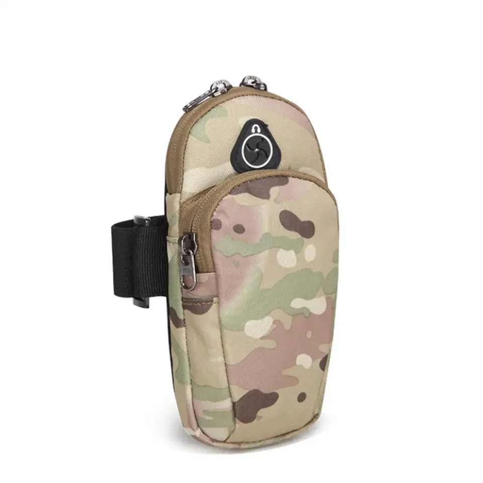 GYM Bag Jogging Phone Outdoor Sports Arm Package Bag with Headset Hole Simple Style Running Arm Bag