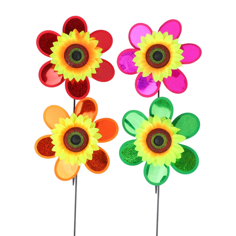 Colorful Windmill Pinwheel Kids Toy Garden Decoration Windmills