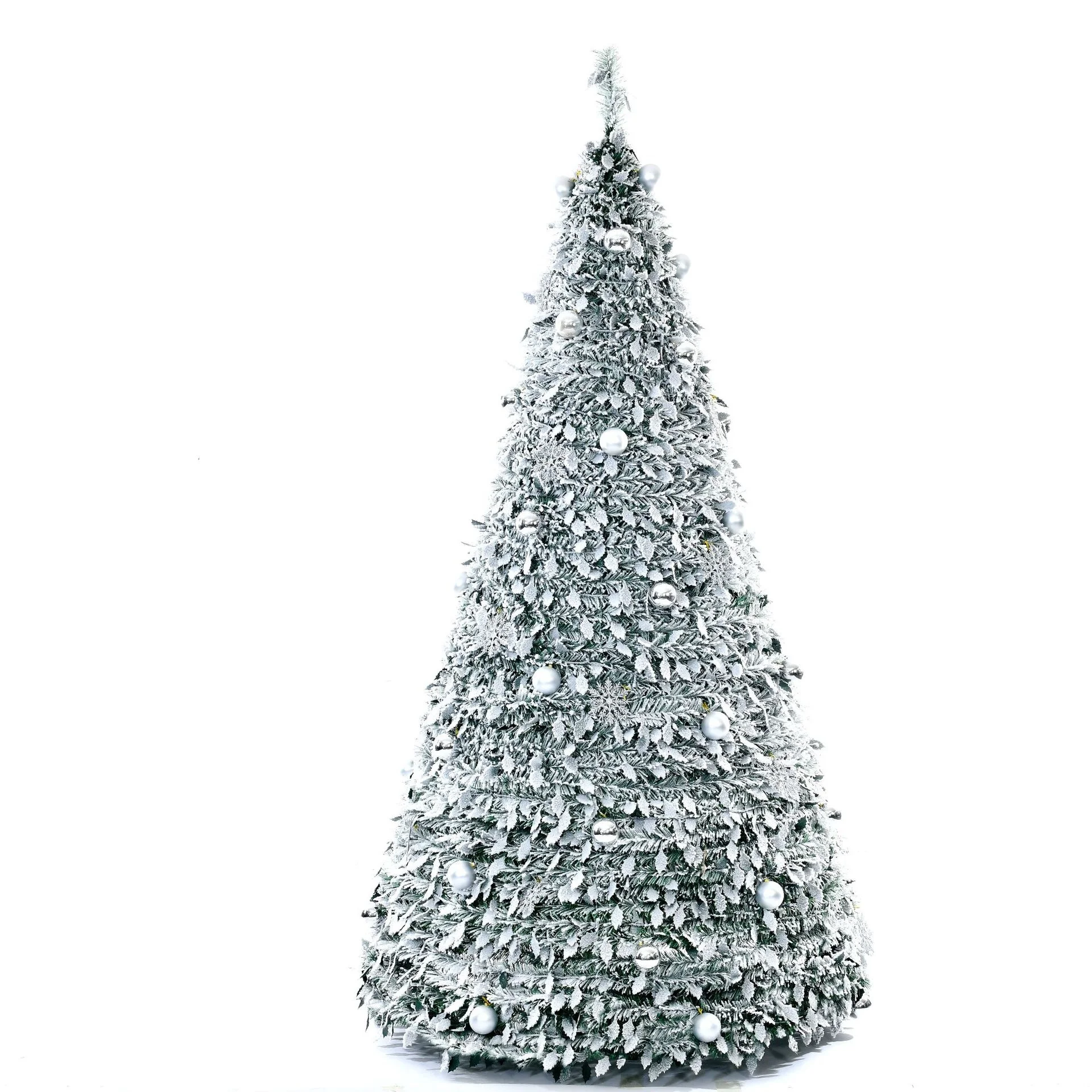 Luminous foldable Christmas tree 1.2m/1.5m/1.8m/2.1m Decorated Christmas tree Christmas decorations