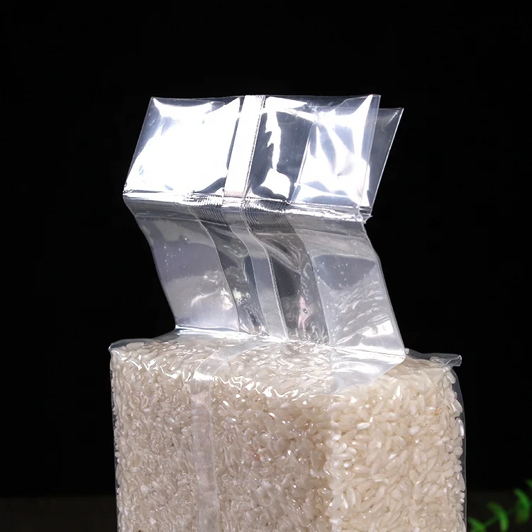 1 кг 5 10 25 50 пустая упаковка для закусок рисовая сумка хранения продуктов с глянцевой поверхностью полиэтиленовые пакеты глубокой печати