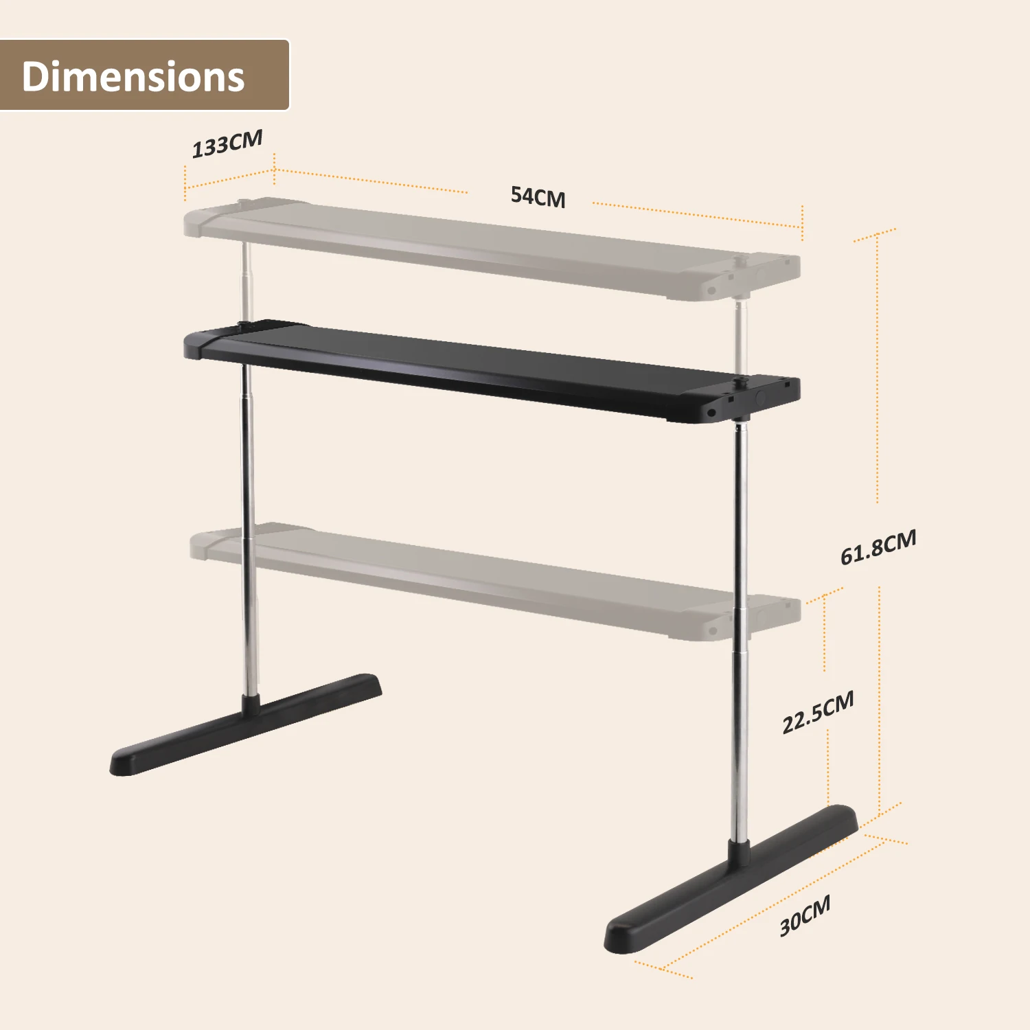 DIY Indoor Plant Stand Grow Light Shelf Easy Install Light Spectrum for Flowering Plants