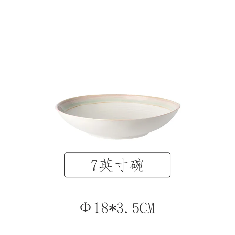 Factory direct sales Japanese style ceramic tableware set dish and bowl Hotel dish and plate spot