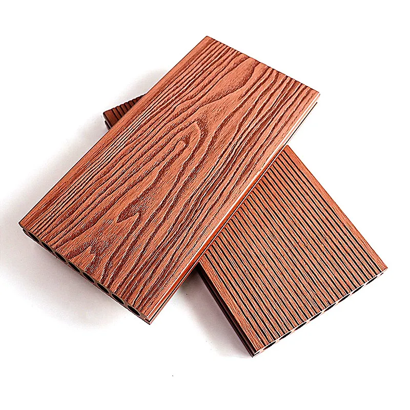 Boardwalk Solid Composite Decking Co-extruded Wpc Composite Decking Boards For Outdoor Floor Covering