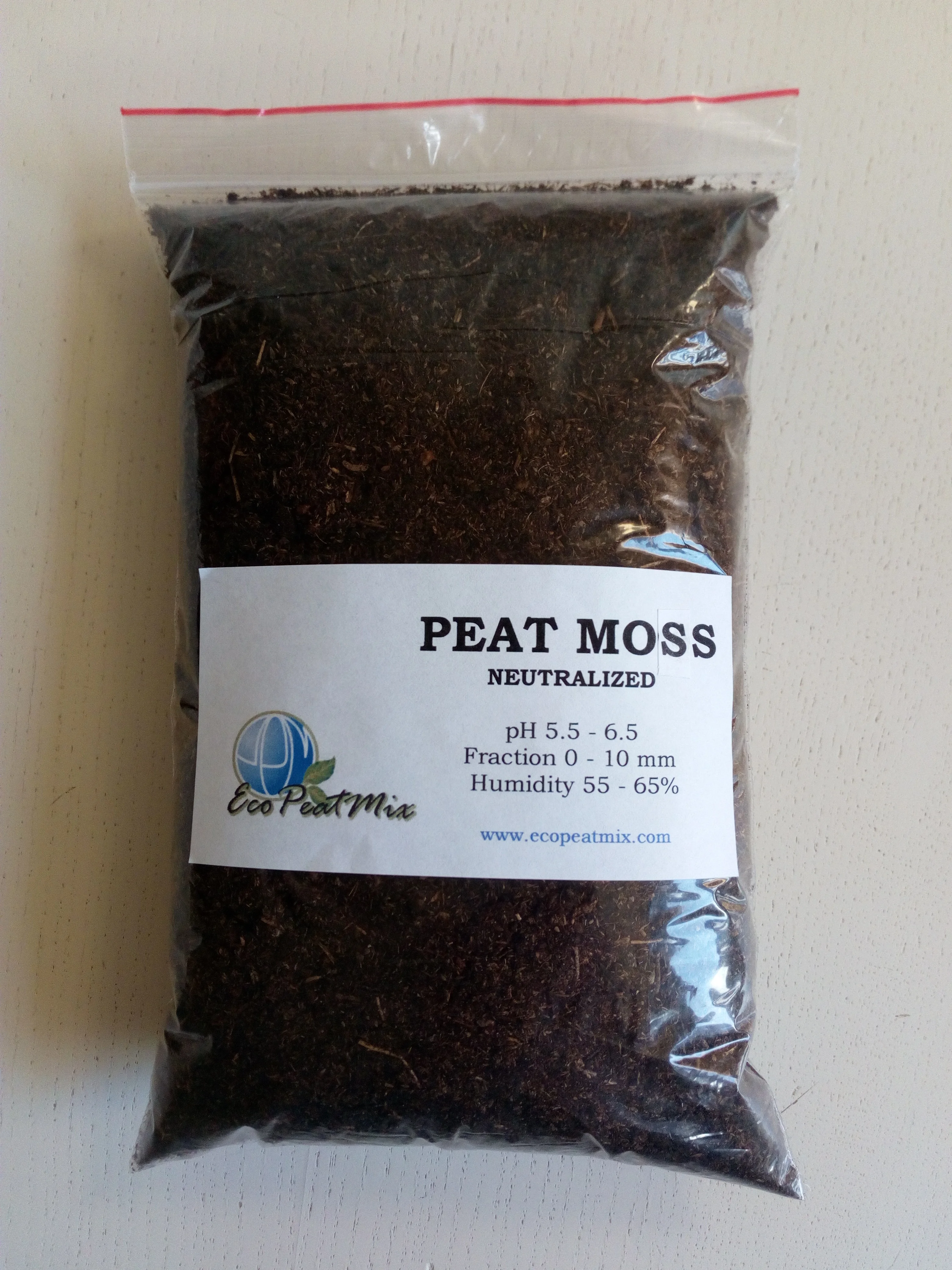 
Peat moss substrate 
