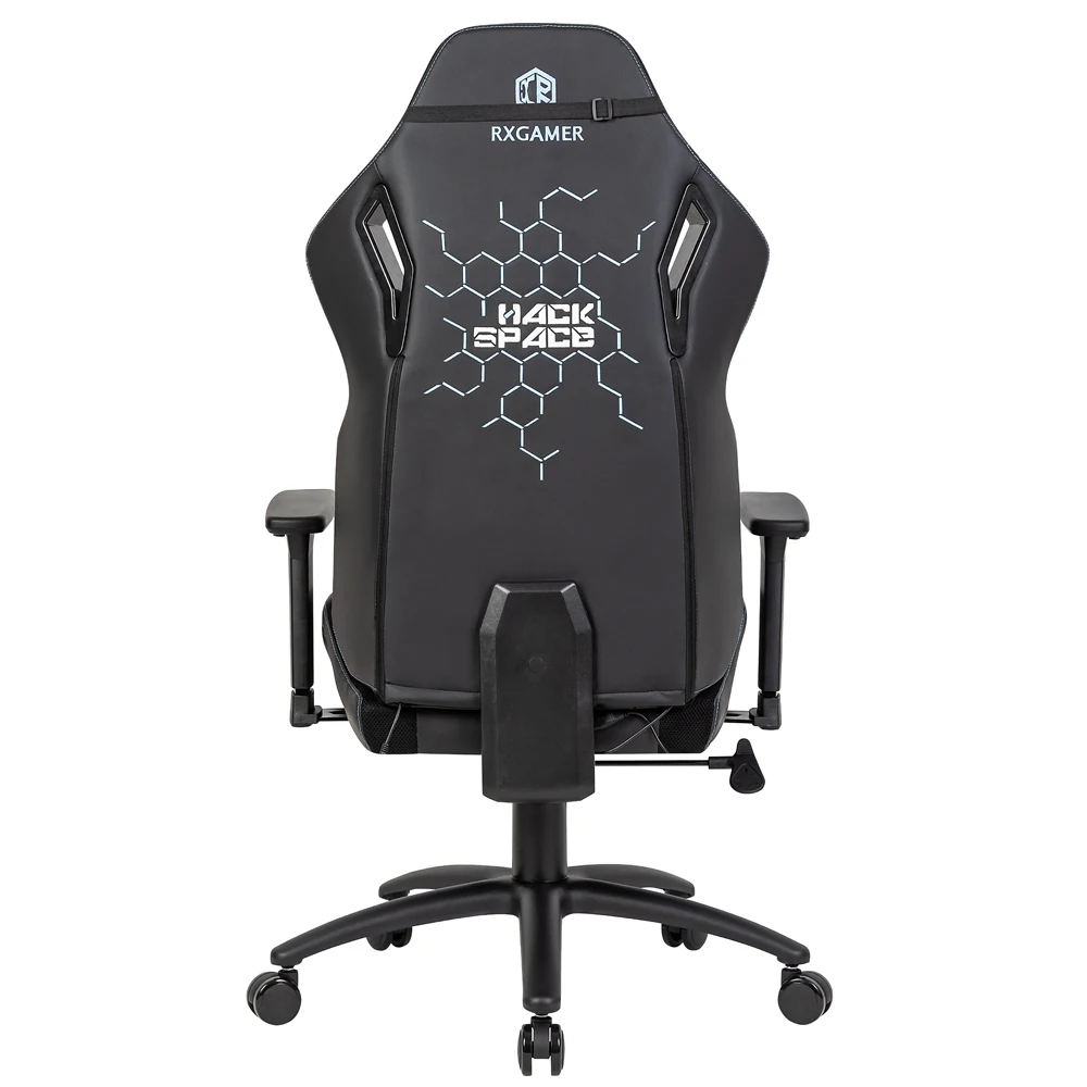 Wholesale custom premium multi functional black leather adjustable swivel reclining rgb silla gamer gaming chair with led light