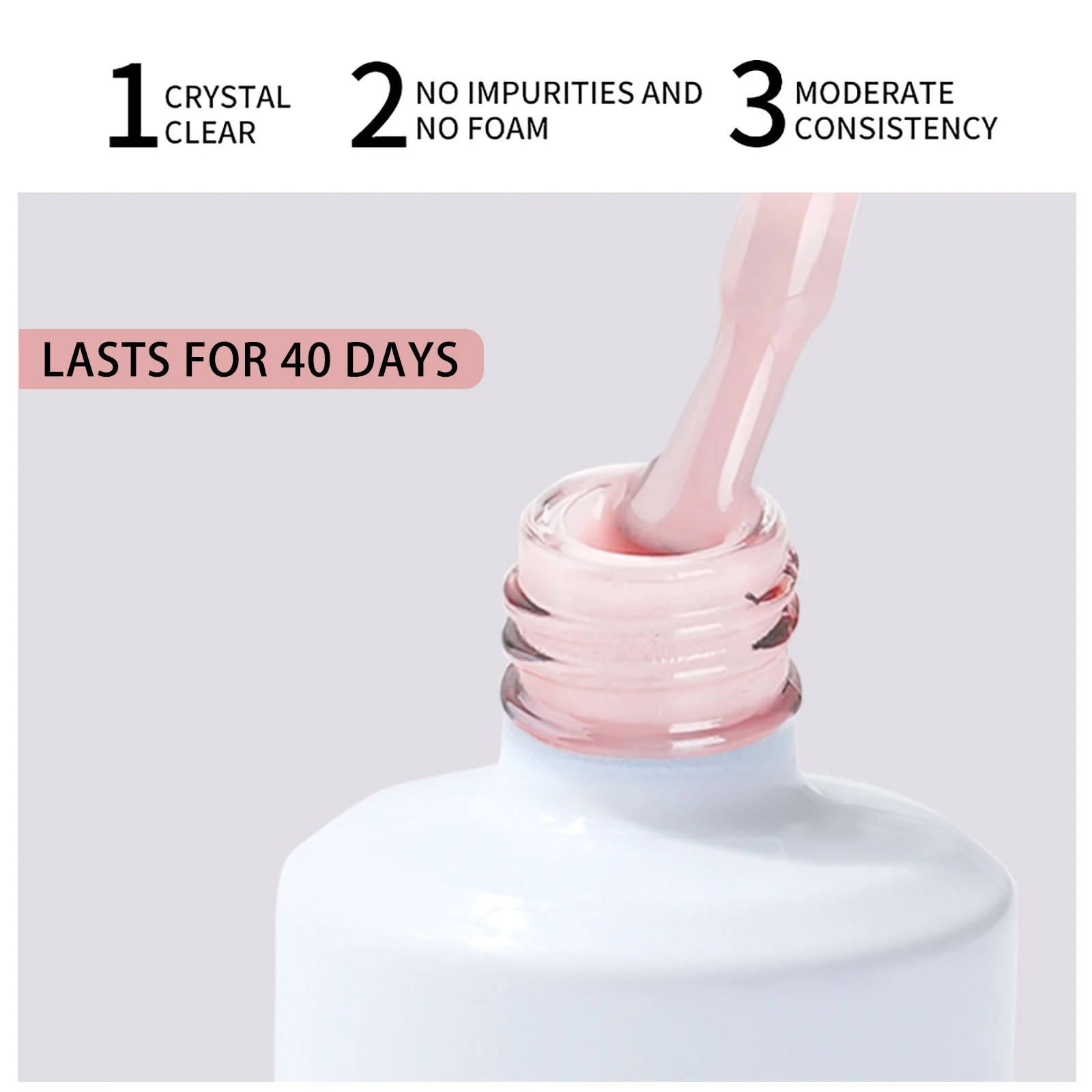 HS Private Label Rubber Base CoatThick Hema Free Gold Foil Flakes Custom Gel Polish 78 Colors Nail Gel Viscosity