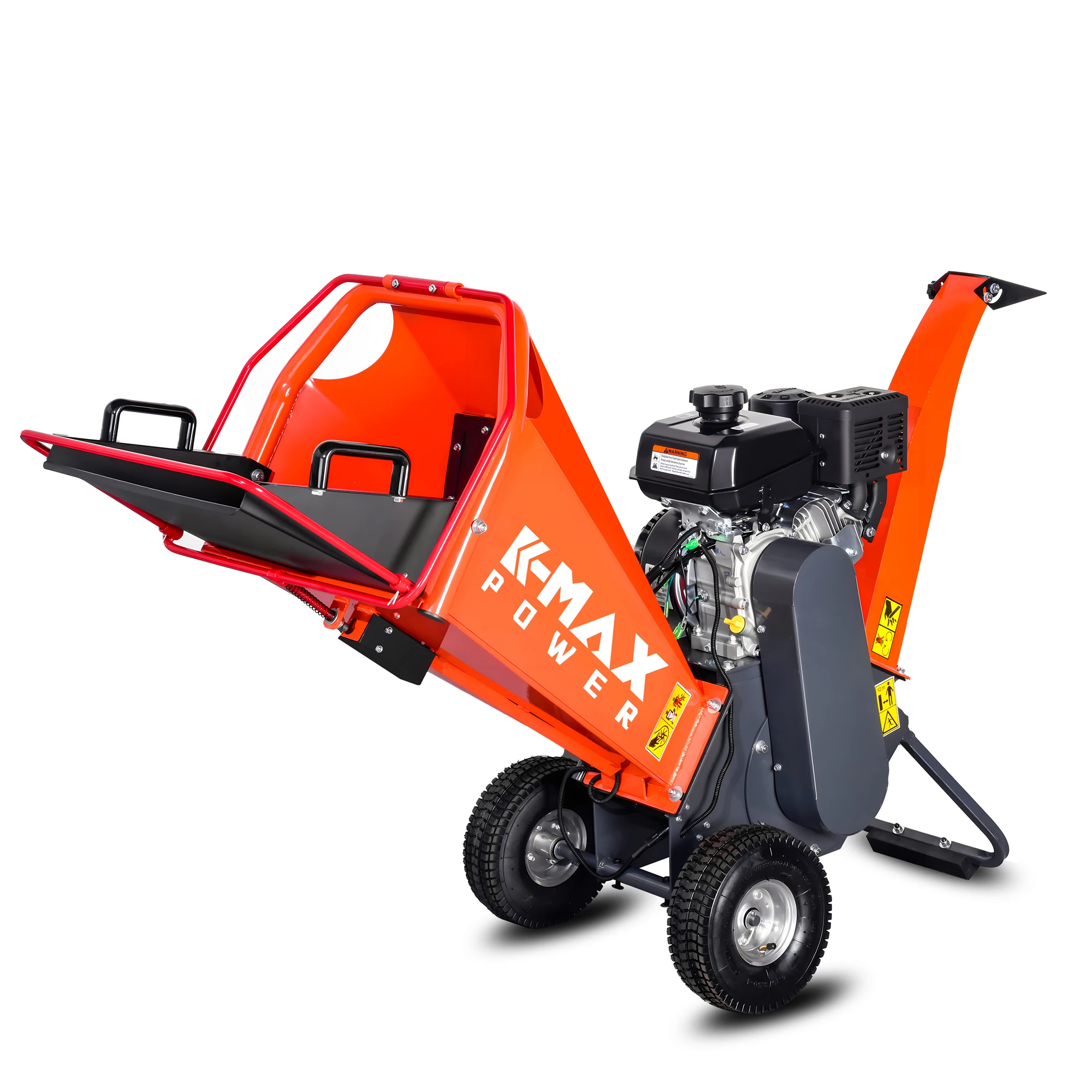 Model 65H Customization 7HP Gasoline Drum Blade Mini Tree Branch Logger Making Mulch Wood Chipper Machine Tree Shredder