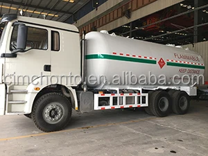 23.81M3 Lpg Mobile Bobtail Tanker Gas Pressure vessel  Truck For Nigeria