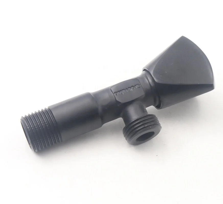 ABS handle fast open brass water control angle valve
