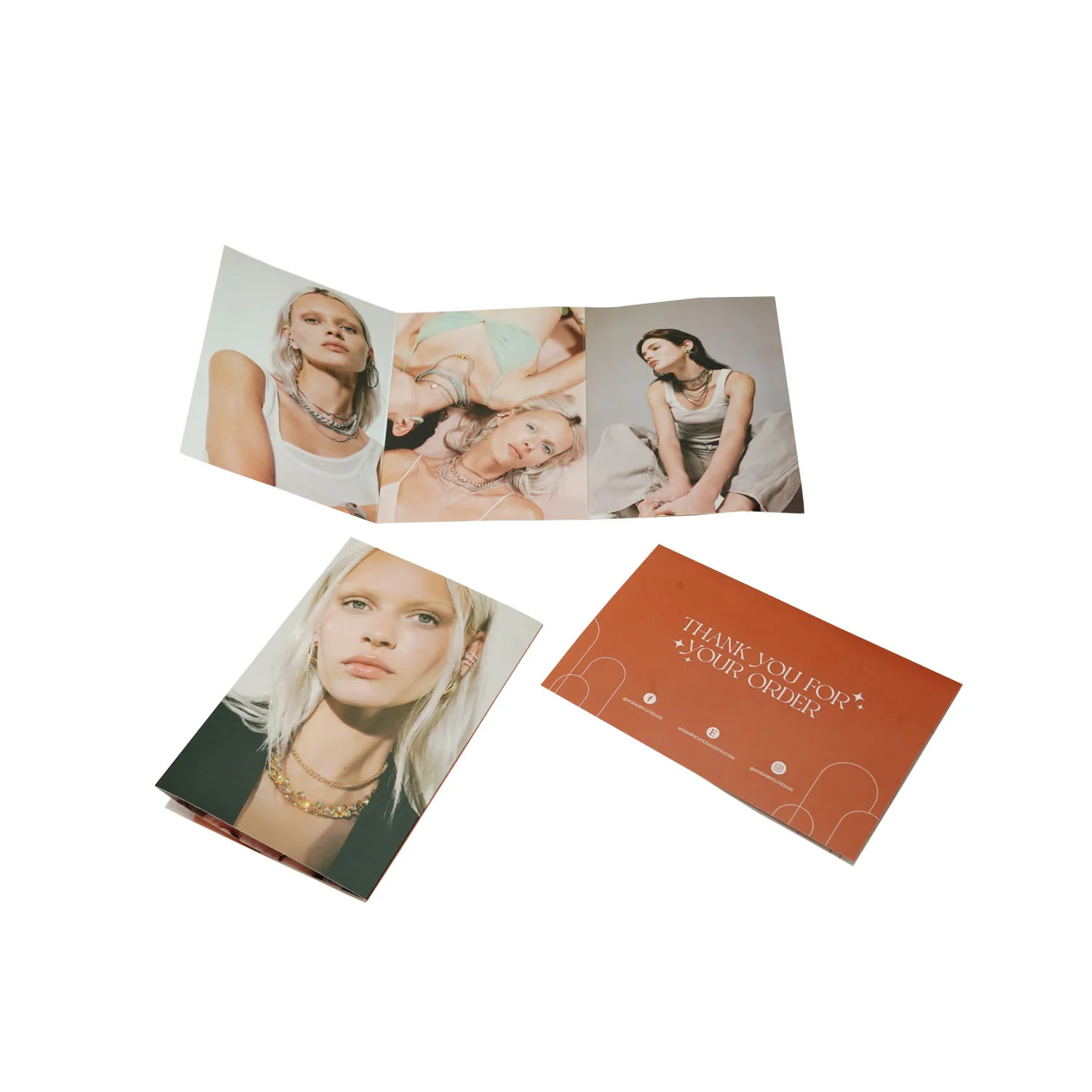 Personalized Custom Printing Services Business Thank You Card Printing Brochure Flyers Folders