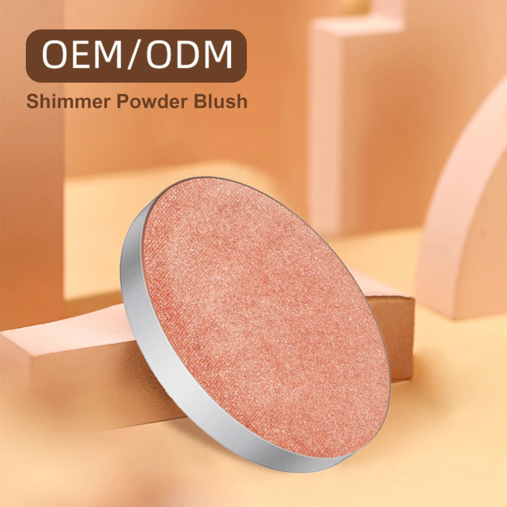  Мерцающие Румяна поддержка OEM/ODM логотип на заказ гладкие