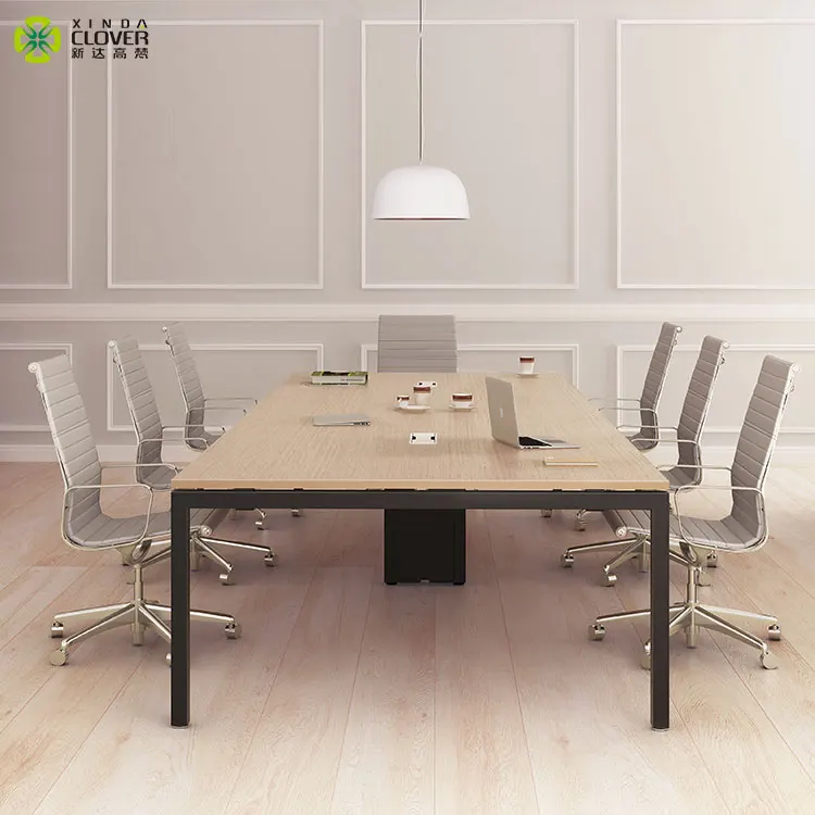 Rectangle metal legs meeting table boardroom tables modern conference table