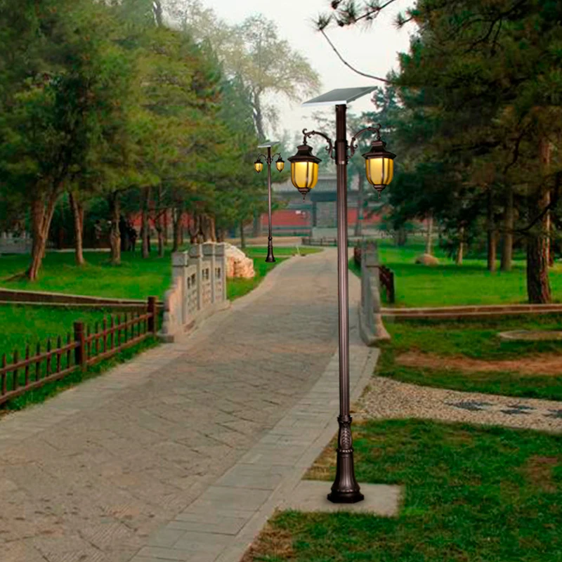 DAWN custom outdoor landscape garden lights 3m 4m 5m hot dip galvanized material aluminum light pole