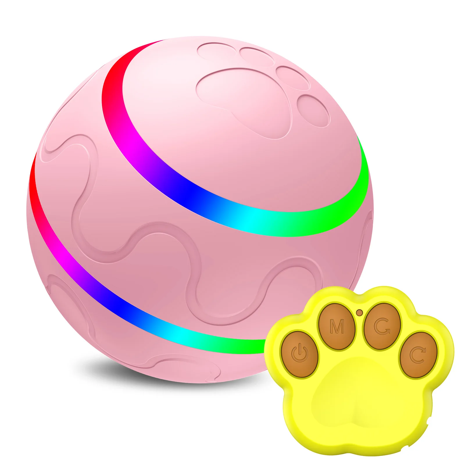 Pet Toy Ball USB Charging Smart Electric Automatic Rotating Ball Rolling USB Charging Ball Cat Toy Electric