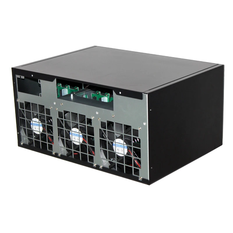 Mini server nas case large data storage 12 bays nas server case three 120mm fans