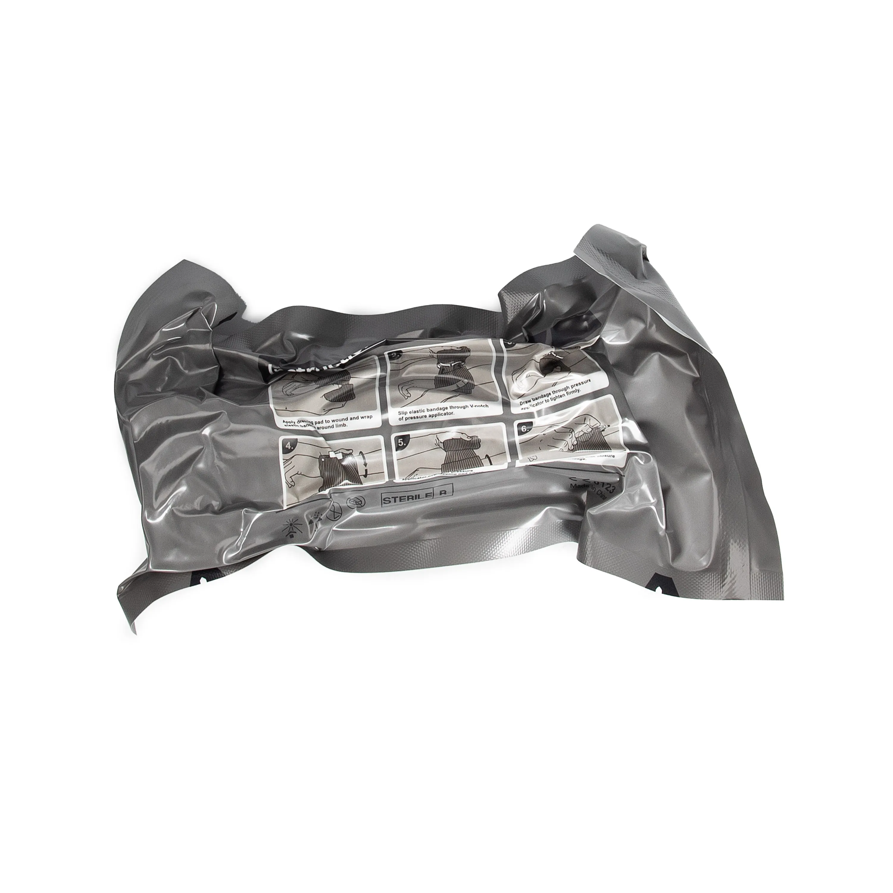 Factory Price 4/6 inches China Israeli Blood Clotting Emergency Bandage Kit For Outdoors Home Israeli Combat Trauma Bandage