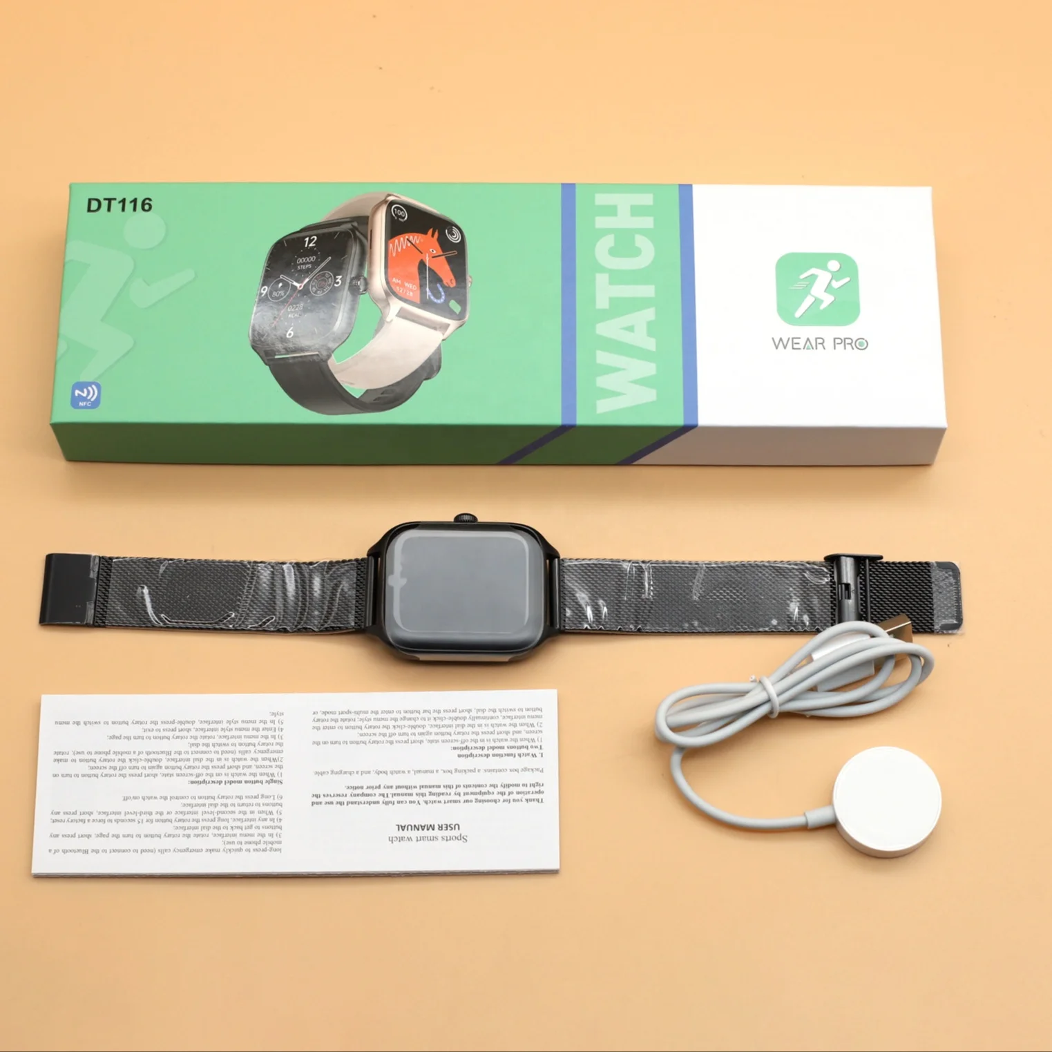 Smartwatch Cheap Intelligent Fashion aL dt116 Touch Ekg Business Calling Newest Sports Ip68 Metal Display Digital Hot