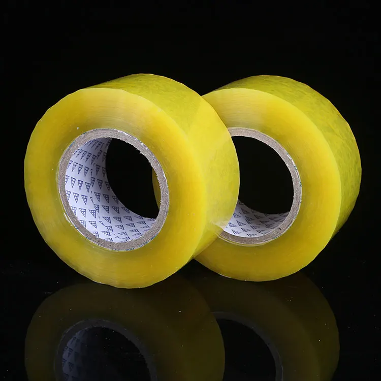 Single-Sided Transparent BOPP Sealing Tape Clear Waterproof Packing Tape with Pressure Sensitive Adhesive
