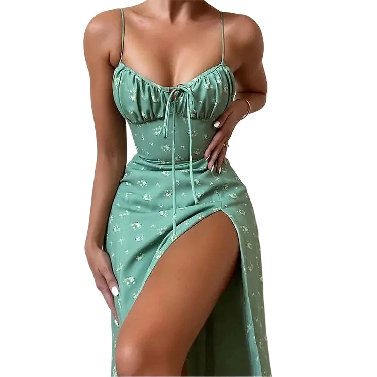 Long Sleeves High Quality Women Dress Prom Ruffle Pleated Evening Dresses For Women Hot Japanese Women Sexy Dress